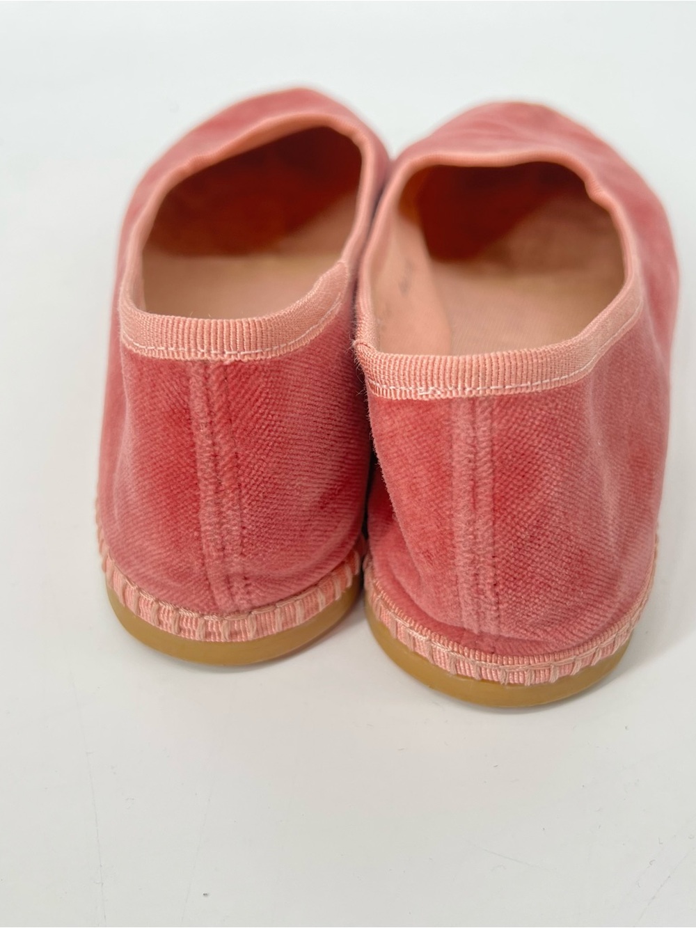 ITALEAU Allegra Velvet Flats Women's Size 39.5 US 9 Handmade in Italy Comfort - Picture 3 of 11